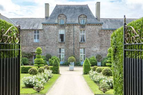 Die Gärten des Schlosses von La Ballue