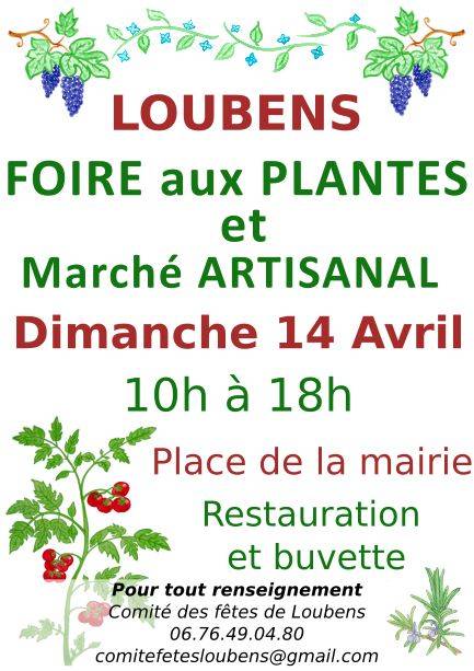 Foire aux plantes à Loubens - LOUBENS