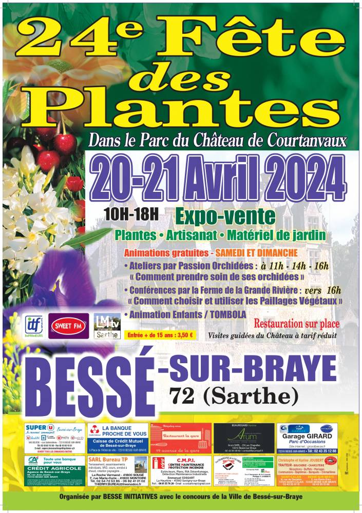 Fête des plantes ”Courtanvaux côté jardin” - Bessé-sur-Braye