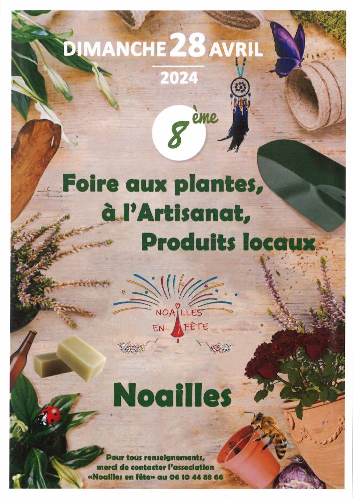 8e Foire aux plantes, à l'artisanat et produits locaux - NOAILLES