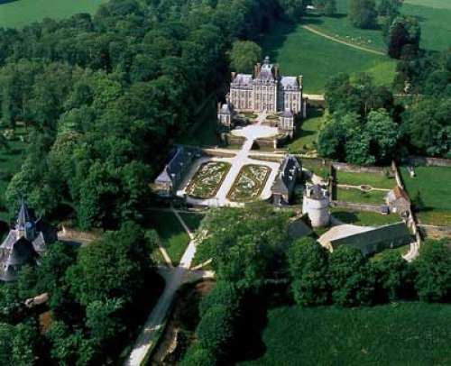 Der Park des Schlosses von Balleroy