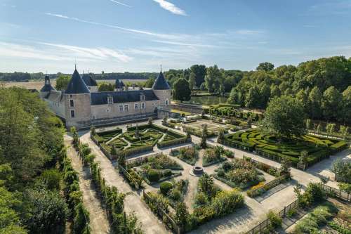 Der Park und die Gärten des Schlosses von Chamerolles