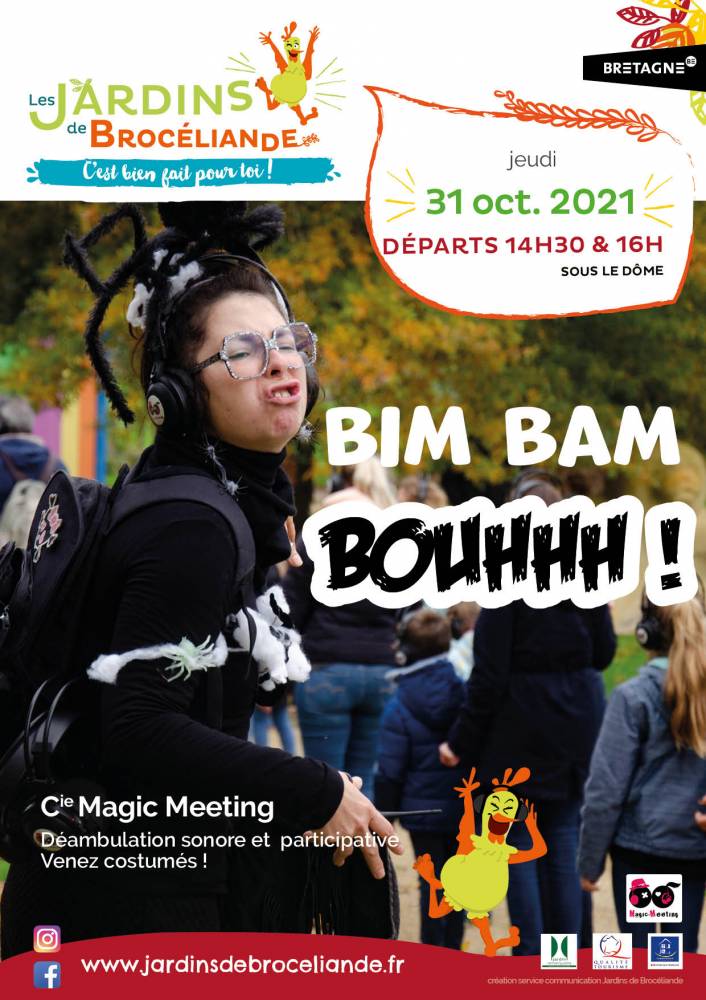Spectacle : BimBamBouhhhh ! Magic Meeting, Les Jardins de Brocéliande, Bréal-sous-Montfort (35)