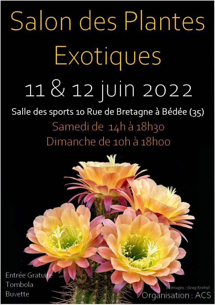 Salon des plantes exotiques, Salle des Sports, Bédée (35)