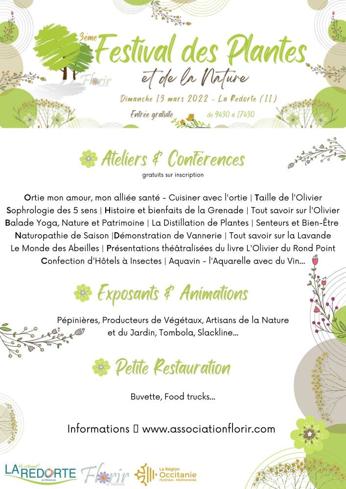Festival des Plantes et de la Nature, Complexe Jean-Jaurès, La Redorte (11)