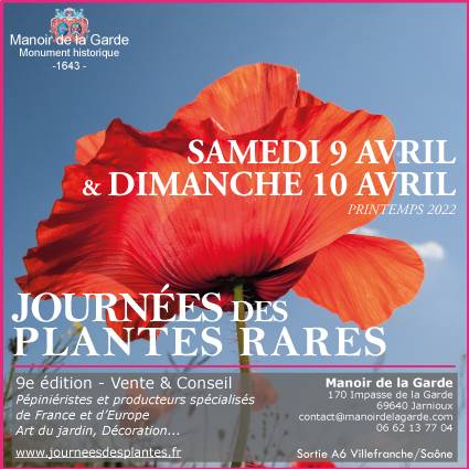 Journées des plantes rares et des Arts du jardin 9e édition , Manoir de la Garde, Jarnioux (69)