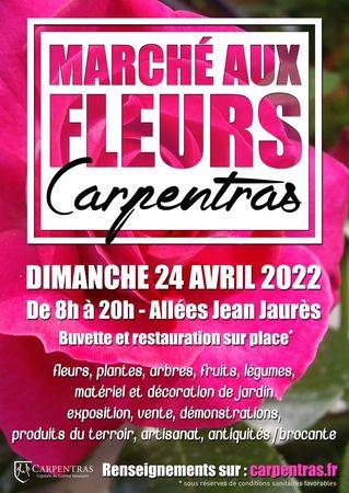 Marché aux fleurs - Artisanat et produits du terroir, Parking des Allées Jean-Jaurès, Carpentras (84)