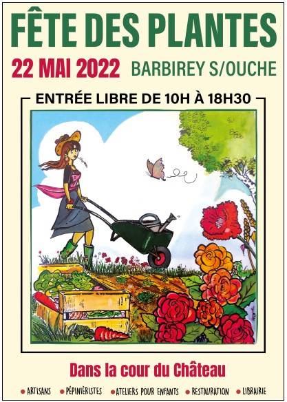 Fête des plantes, Dans la cour du Château de Barbirey-sur-Ouche, Barbirey-sur-Ouche (21)