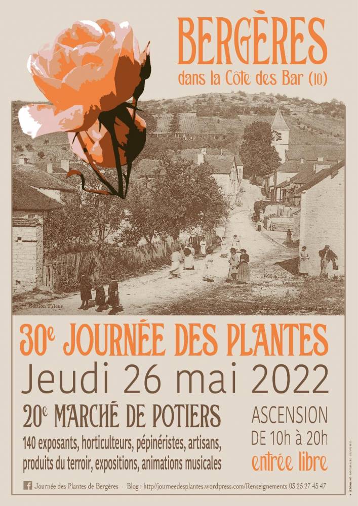 30ème journée des plantes, 20ème marché de potiers, grand marché du terroir, dans les rues de Bergères, Bergères (10)