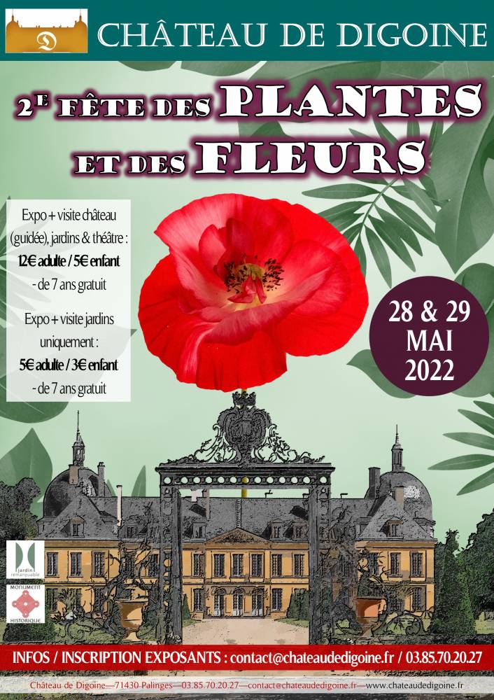 2e Fête des Plantes et des Fleurs au Château de Digoine - Palinges