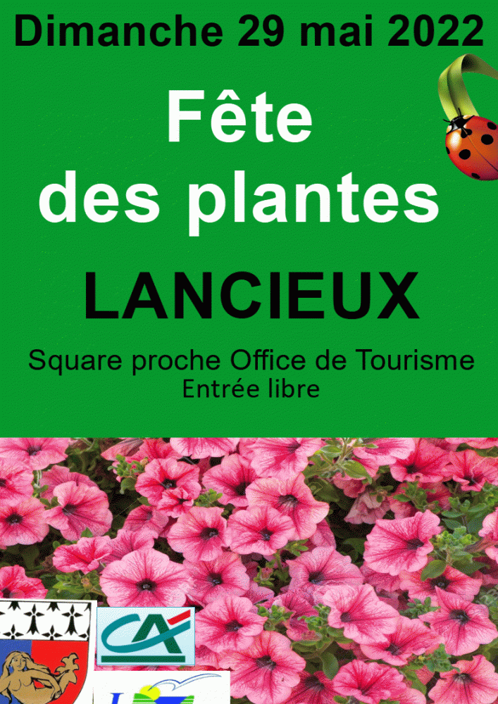 Fête des plantes,  à côté de l'Office de Tourisme, Lancieux (22)