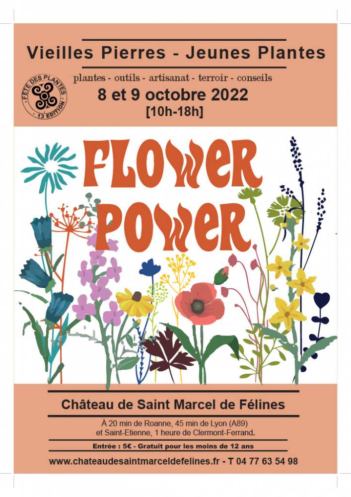 Vieilles Pierres, Jeunes Plantes les 8 et 9 octobre 2022, Château et Jardins de Saint Marcel de Félines, Saint Marcel de Félines (42)