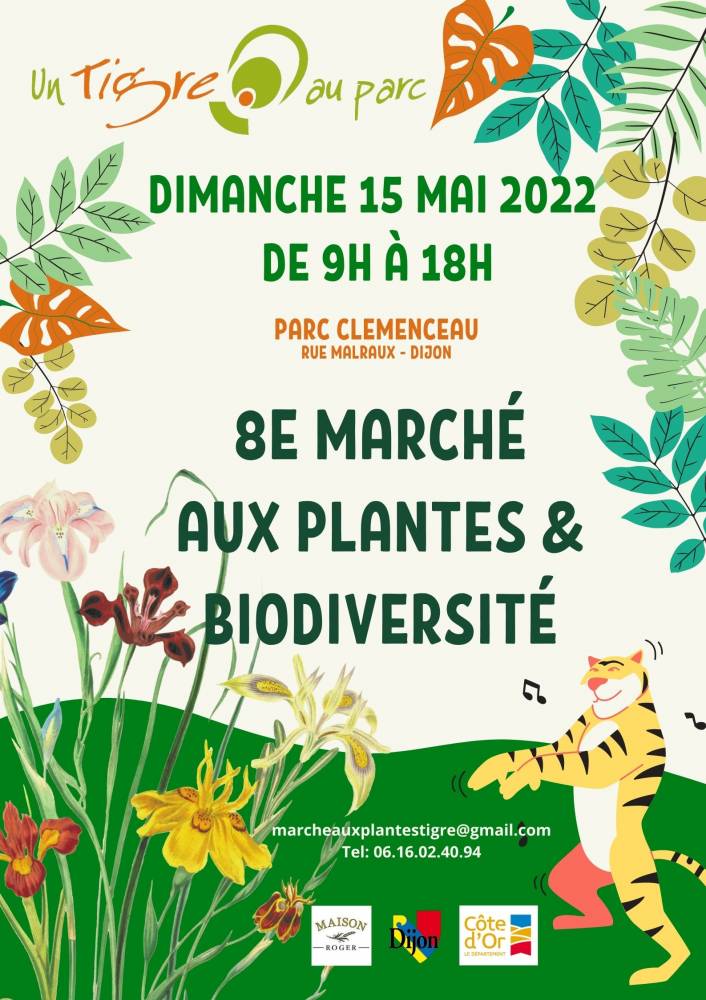 8ème marche aux plantes et de la biodiversité , Parc Clemenceau, DIJON (21)