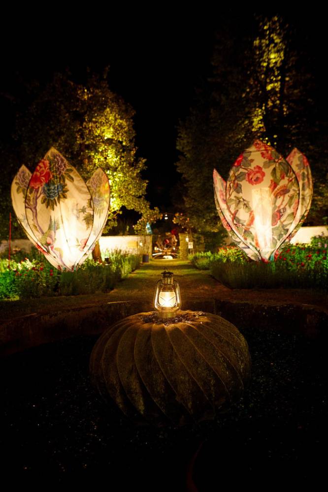 Nocturnal extravaganzas in the gardens, Parc de Wesserling, Husseren-Wesserling (68) - France