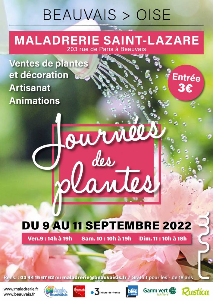 Journées des plantes 2022, Parc et Jardin de la Maladrerie Saint-Lazare, Beauvais (60)