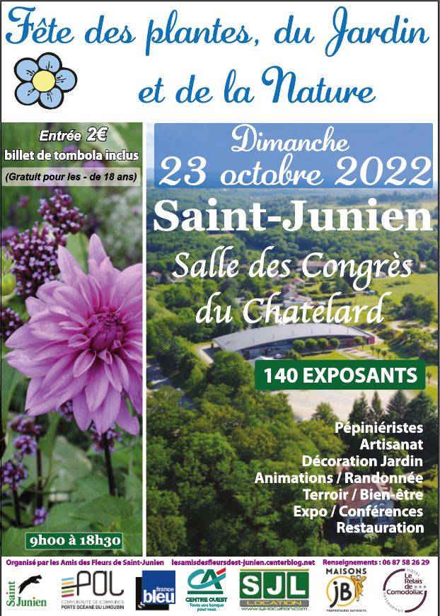 Fête des Plantes, du Jardin et de la Nature, Salle des Congrès du Chatelard, SAINT-JUNIEN (87)