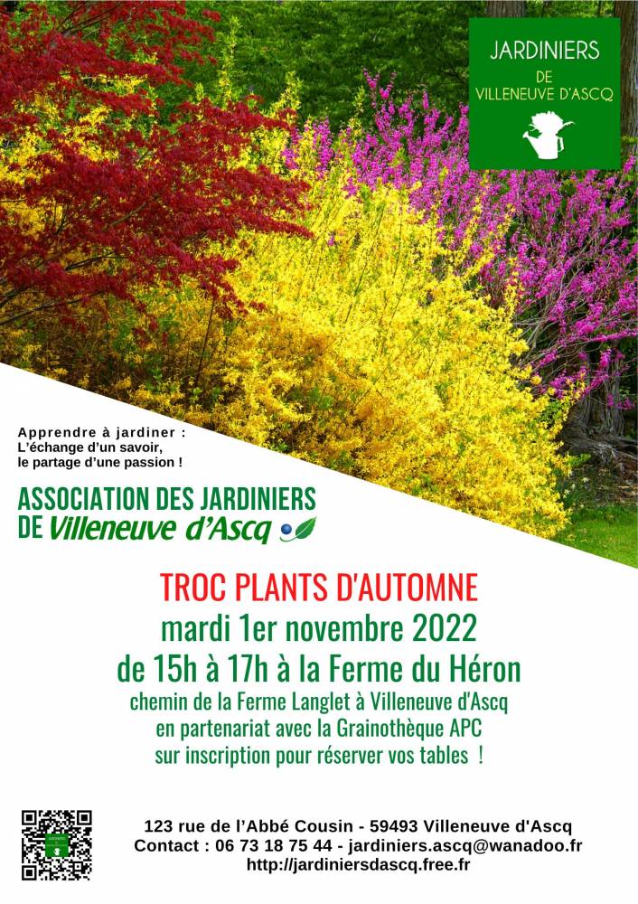 Troc plants d'automne - Villeneuve d'Ascq