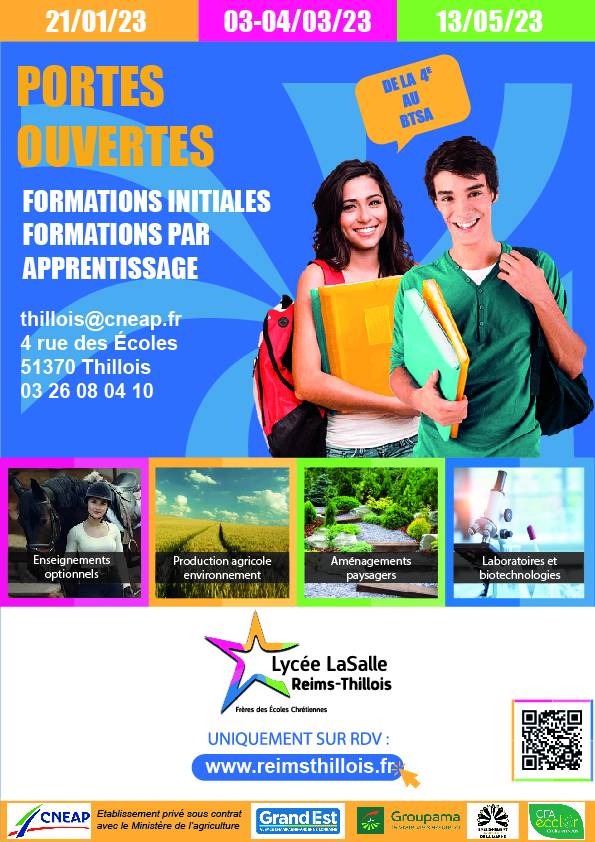 Portes ouvertes, Lycée LaSalle Reims-Thillois, Thillois (51)