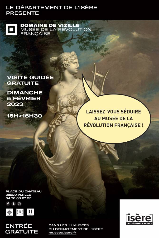 Visite Guidée gratuite du Musée de la révolution française, Domaine de Vizille, Vizille (38) - Francia