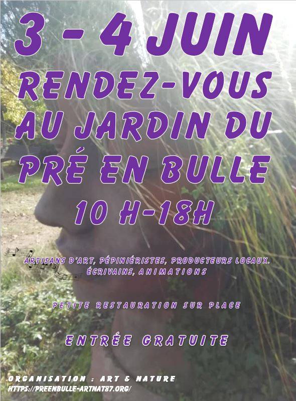 Rendez-vous au Jardin du Pré en Bulle - JABREILLES LES BORDES
