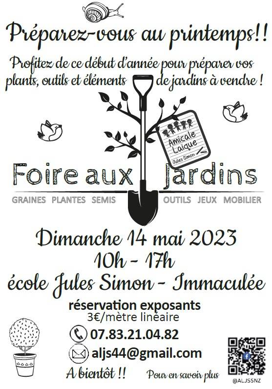 Foire aux jardins Saint-Nazaire, Ecole Primaire Jules Simon, Saint Nazaire (44)