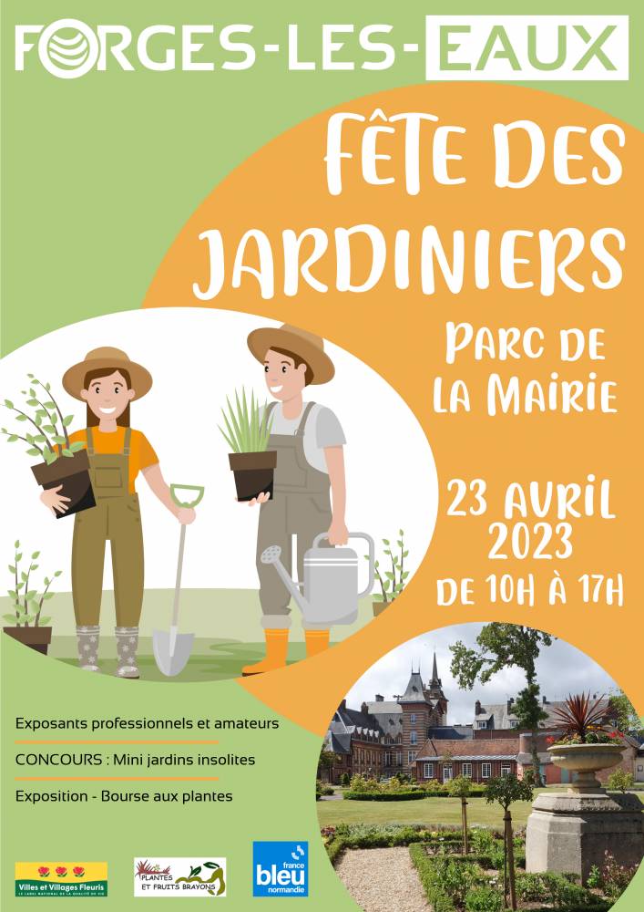 1ère fête des jardiniers, Parc de l'Hôtel de ville, Forges Les Eaux (76)