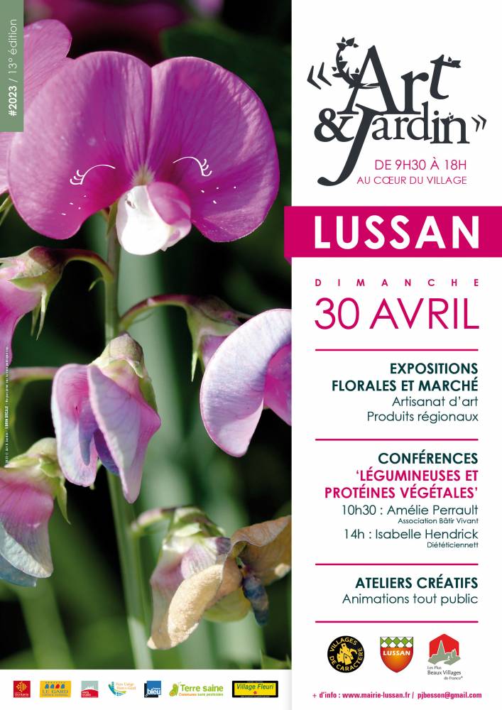 Art et jardin, Le Village, Lussan (30)
