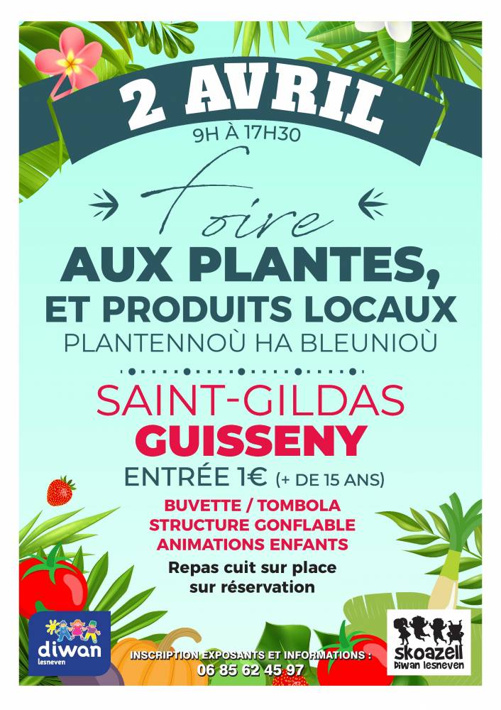 Foire aux plantes et produits locaux  - Guisseny 