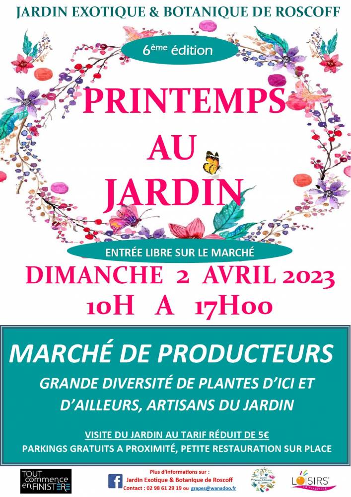 Foire aux plantes ”Printemps au jardin” 6ème édition - Roscoff 