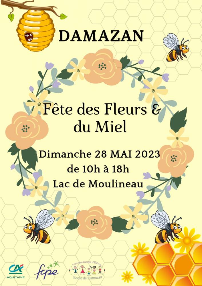 Fête des fleurs et du miel, Lac de Moulineau, Damazan (47)