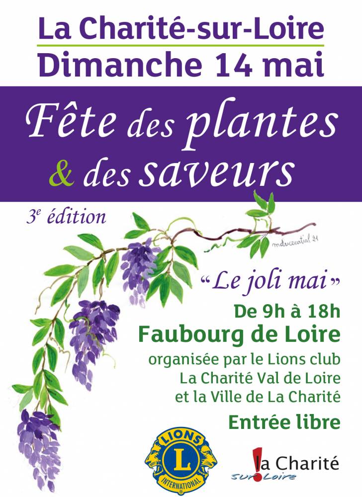 Fête des plantes et saveurs - Le Joli Mai, Bords de Loire - Le FAUBOURG , LA CHARITE SUR LOIRE (58)