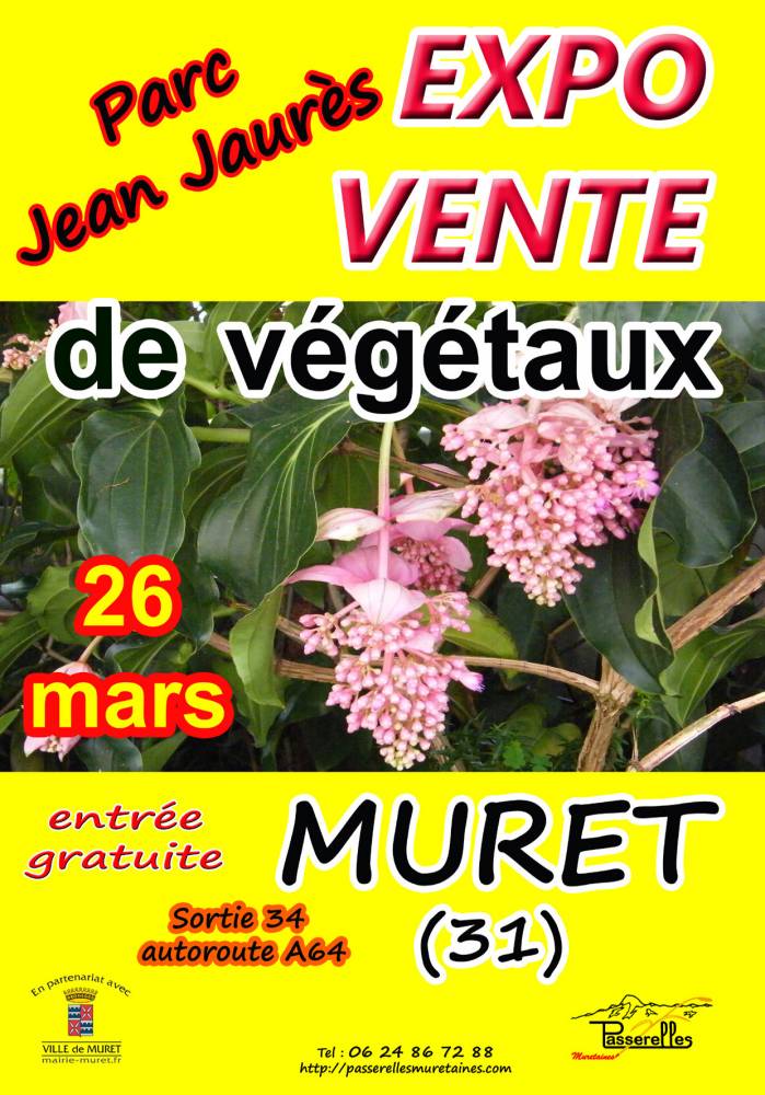 expo vente vegetaux, parc jean jaures, MURET (31)