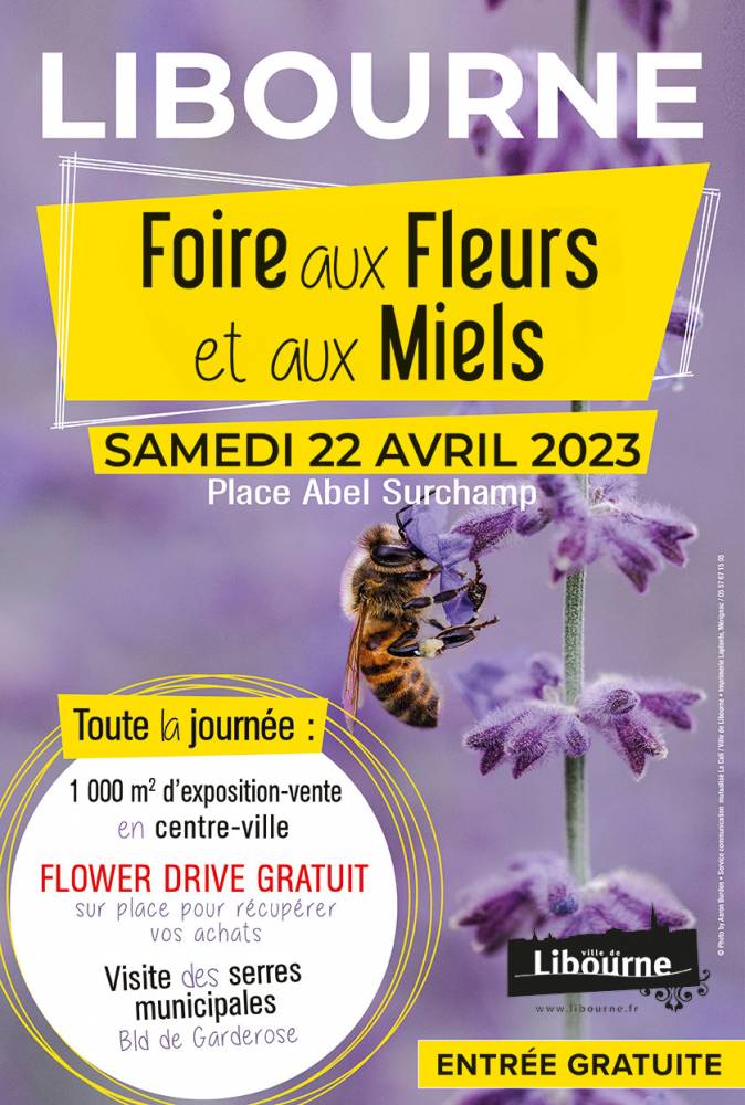 32° foire aux fleurs et aux miels - Libourne
