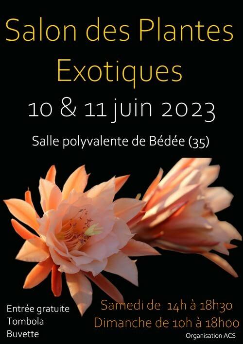Salon des plantes exotiques, salle polyvalente, Bédée (35)