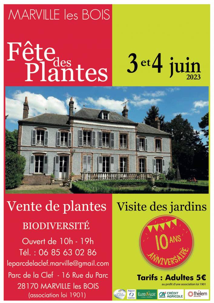 fête des plantes et de la biodiversité, Parc de la Clef, Saint-Sauveur-Marville (28)