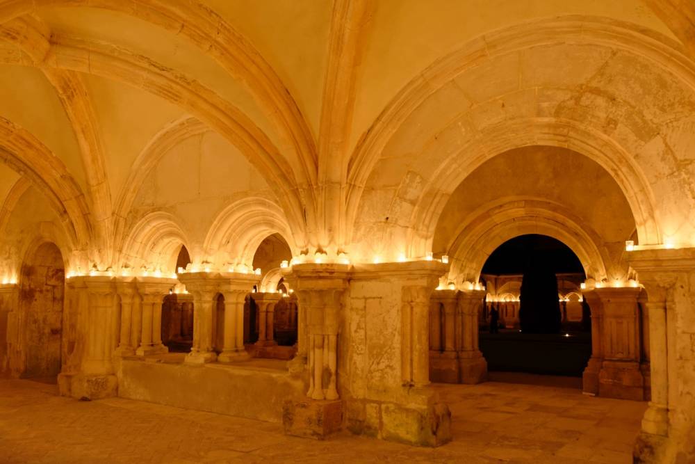 Nocturne - Les Ambrosiniens, Jardins de l'Abbaye de Fontenay, Marmagne (21) - Frankreich