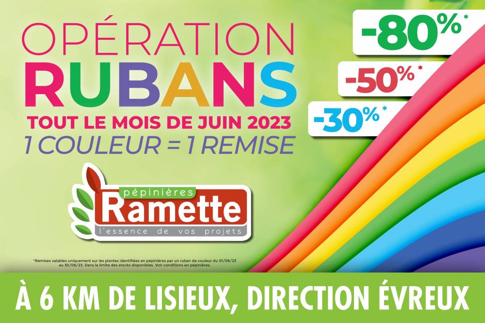 OPERATION RUBANS, Pépinières Ramette, Marolles (14)