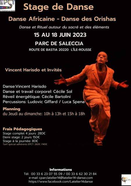 Stage de danse et rituel autour du sacré et des éléments - Île-Rousse