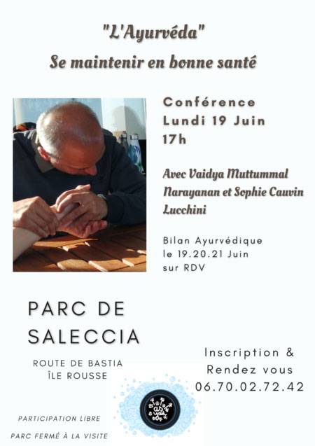 Conférence: Se maintenir en bonne santé avec «L’Ayurvéda» - Île-Rousse