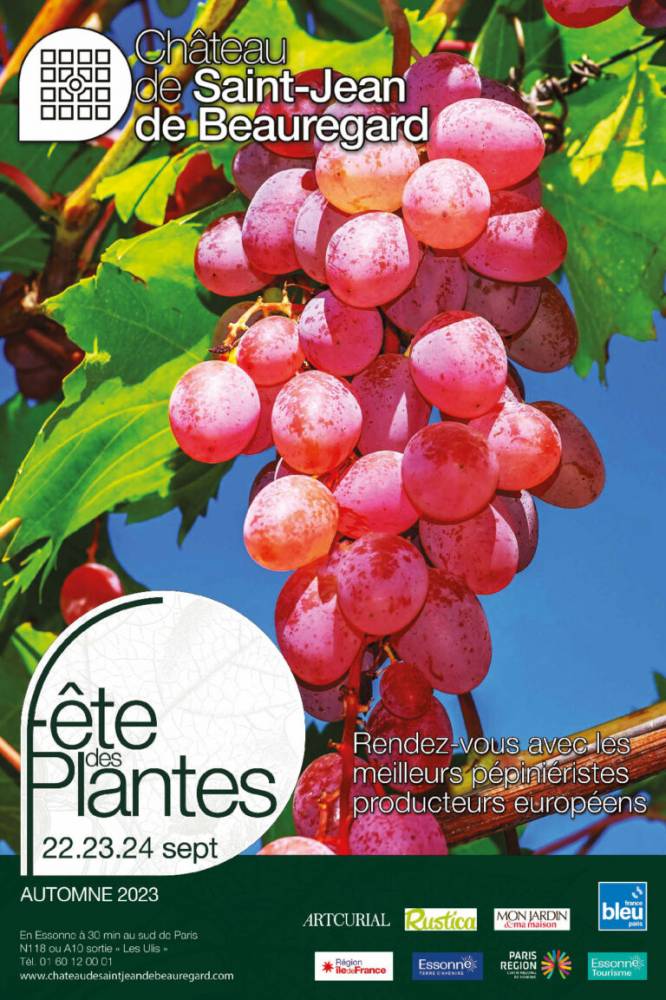 Fête des plantes d'Automne, Château de Saint-Jean de Beauregard, Parc et Jardins, Saint-Jean-de-Beauregard (91)