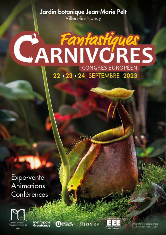 Fantastiques carnivores, Jardin botanique Jean-Marie Pelt, Villers-lès-Nancy (54)
