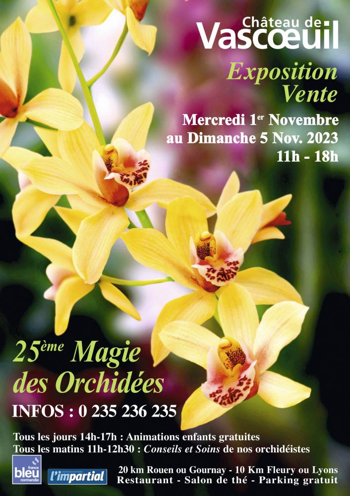 25eme Nuit des Orchidées, Parc et jardins du Château de Vascoeuil, Vascoeuil (27)