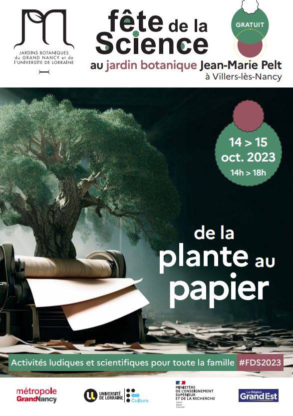 Fête de la Science, Jardin botanique Jean-Marie Pelt, Villers-lès-nancy (54)