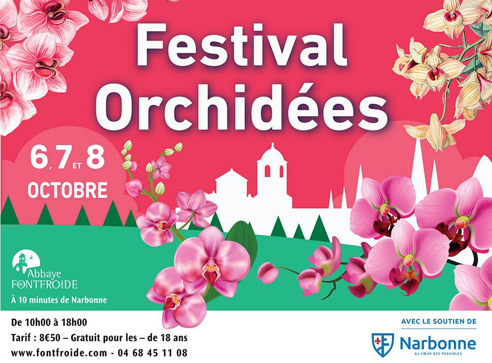 Festival orchidées à Fontfroide - NARBONNE