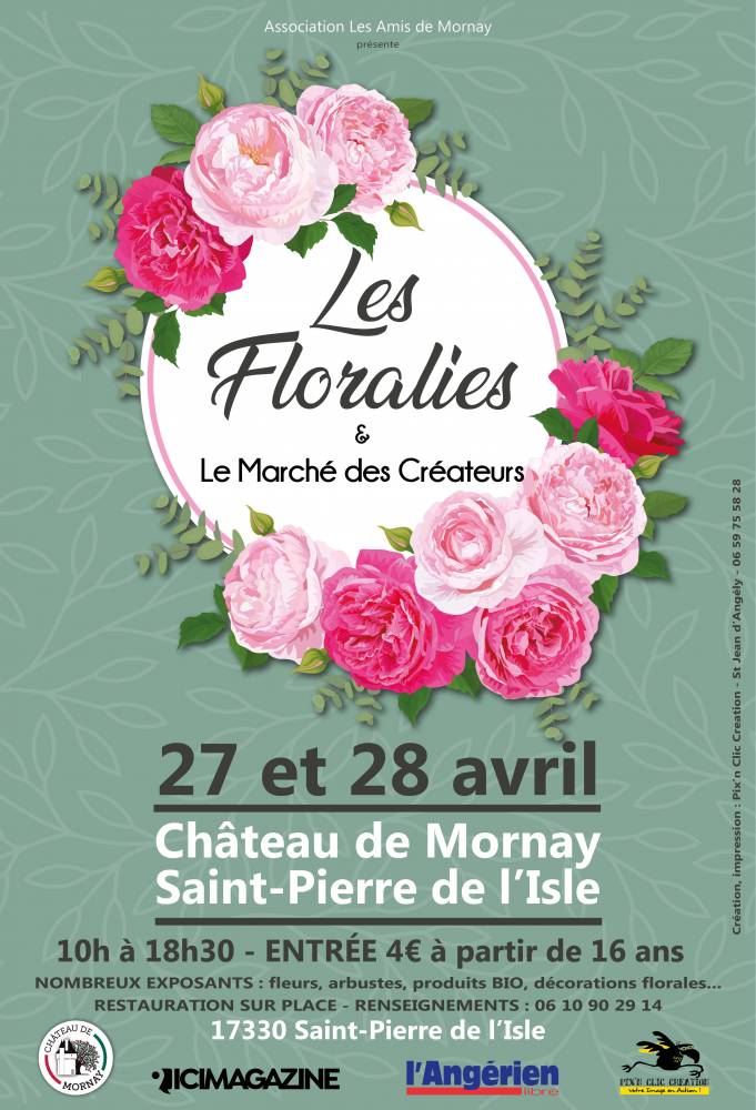 les floralies au château de mornay - Saint-Pierre de l'Isle