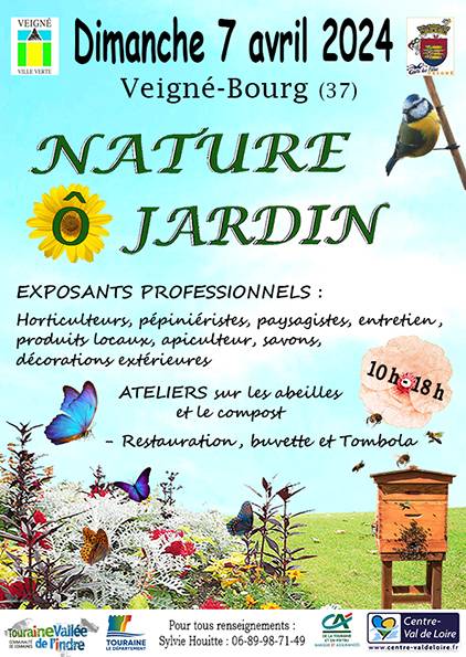 Salon ”Nature ô Jardin” 2024 - Veigné, Esplanade du Moulin, Veigne (37)