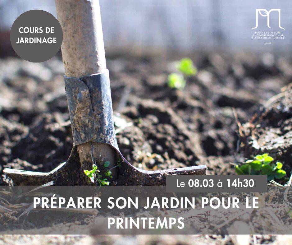 Préparer son jardin pour le printemps, Jardin Botanique Jean-Marie Pelt, Villers-lès-Nancy (54) - France