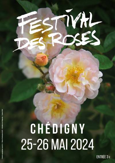 festival des roses de Chédigny, Jardin de curé du presbytère de Chedigny, Chedigny (37)