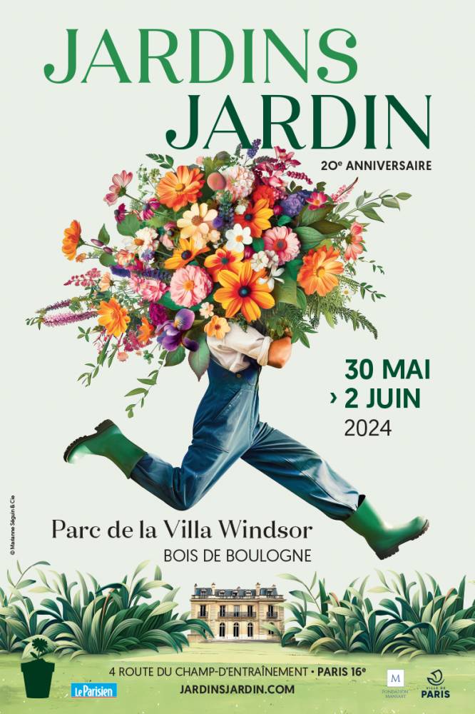 Jardins, jardin s'expose dans le parc de la Villa Windsor - Paris
