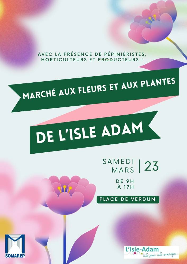 Marché aux fleurs et aux plantes - L'Isle Adam